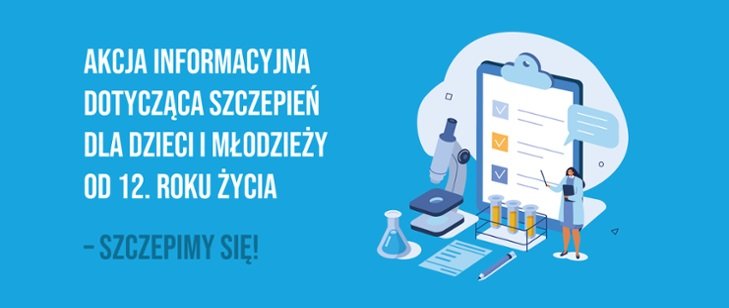 plakat informacyjny o szczepieniu