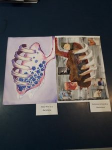 plakat, płuca, zebra, papieros